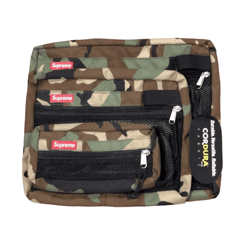 Supreme Mesh Organizer Bags Woodland Camo | Vintage Clothing Store Canada