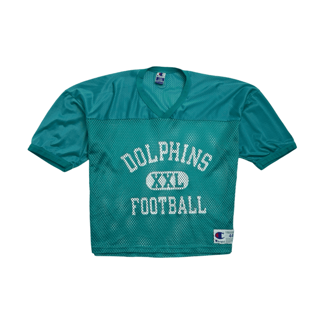 Vintage 90s Miami Dolphins Practice Jersey Aqua