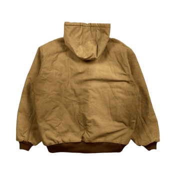 Vintage Carhartt Hooded Work Jacket Khaki
