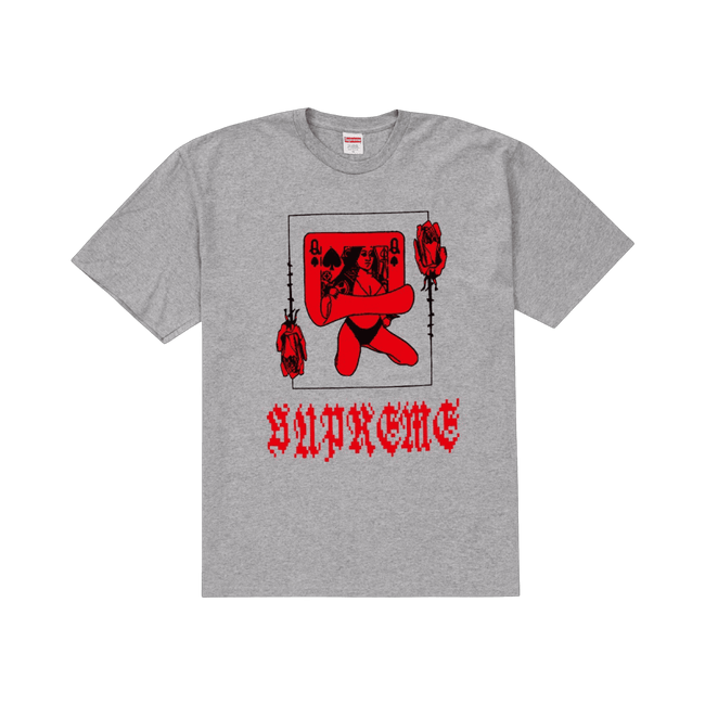 Supreme Queen Tee Heather Grey