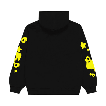 Sp5der Beluga Hoodie Onyx/Yellow