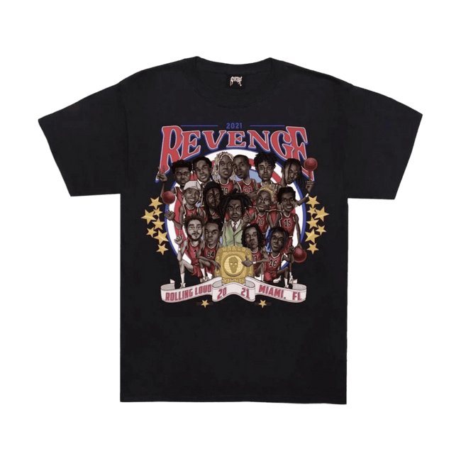 Revenge Rolling Loud Tee Black