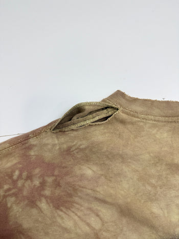 Vintage 1990s Harley Davidson Chillicothe Ohio Tee Tie Dye Brown