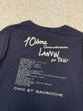 Lanvin en Bleu Tee Navy Blue (USED)