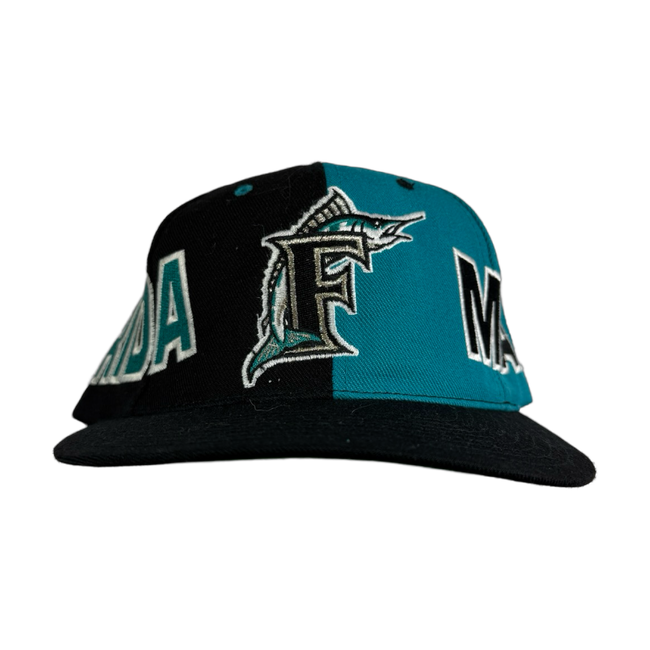1990’s Florida Marlins Side Spell Out American Needle MLB Snapback Hat