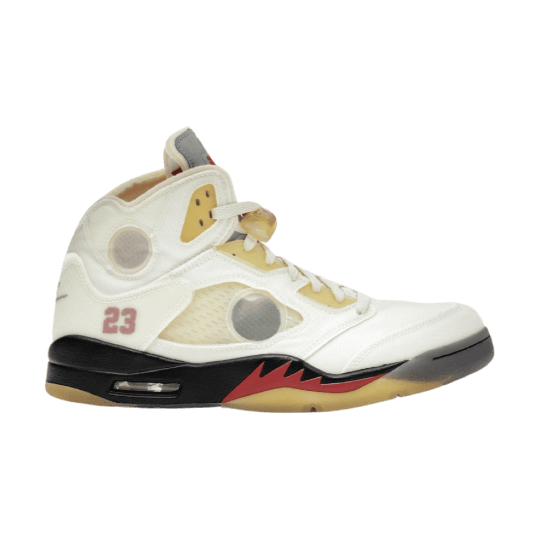 Off-White x Air Jordan 5 Retro 'Sail' (USED) – ShopDemand