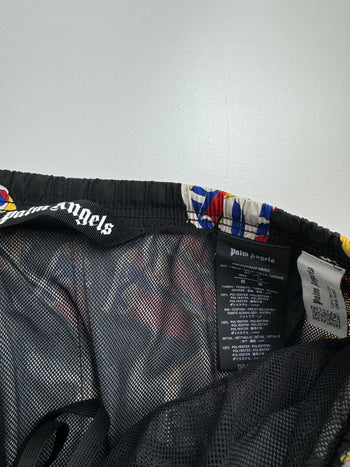 Palm Angels 3D Logo Shorts Black (USED)