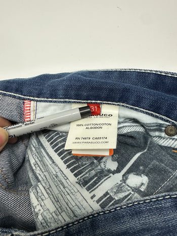 Vintage Y2K Parasuco Denim Legend Distressed Pants