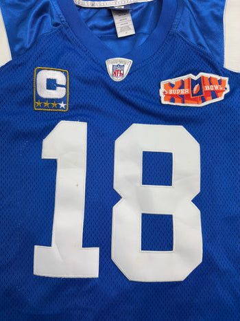 Vintage Reebok NFL Indianapolis Colts Peyton Manning Jersey Blue