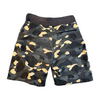 BAPE Camo Sweatshorts Black (USED)