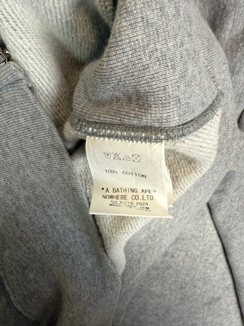 BAPE x Original Fake x Kaws Baby Milo Full Zip Hoodie Grey (USED)