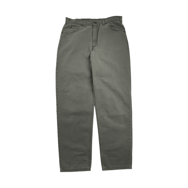 Vintage Levis 634 Black Tab Denim Pants Green