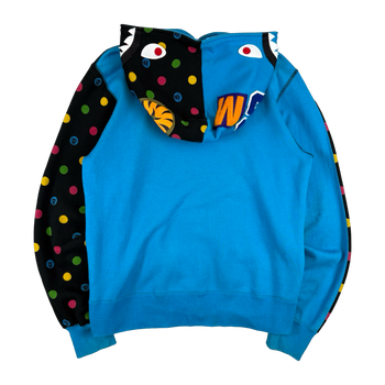 BAPE Dot Milo Shark Full Zip Black/Blue (USED)