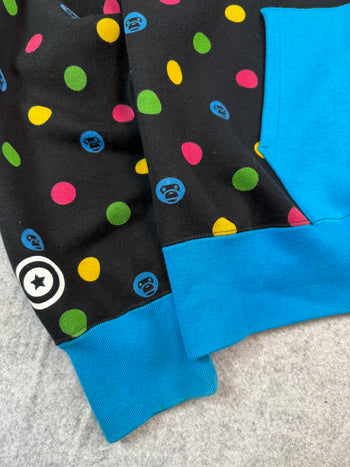 BAPE Dot Milo Shark Full Zip Black/Blue (USED)