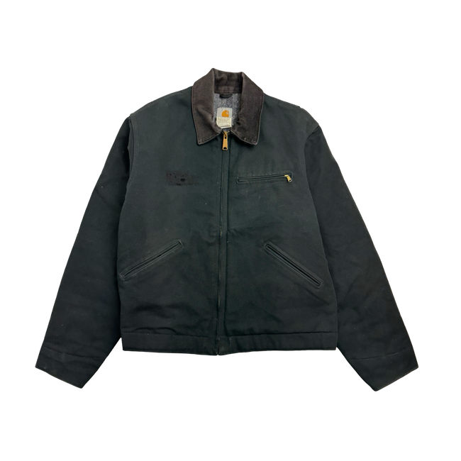 Vintage Lined Carhartt Detroit Jacket Black