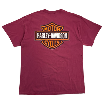 Vintage 1996 Harley Davidson Tee Red