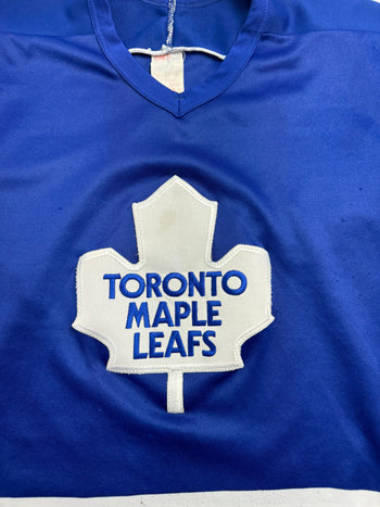 (XL) Vintage NHL Toronto Maples Leafs Hockey Jersey Blue