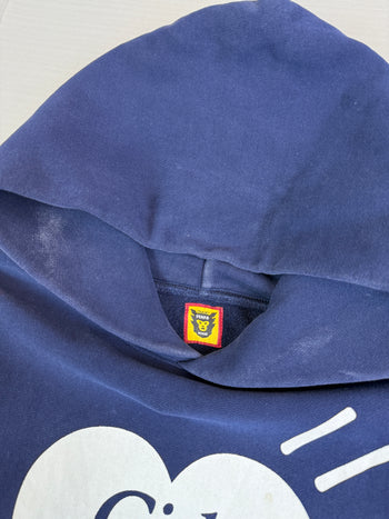 Girls Don’t Cry x Human Made Logo Hoodie Navy (USED)