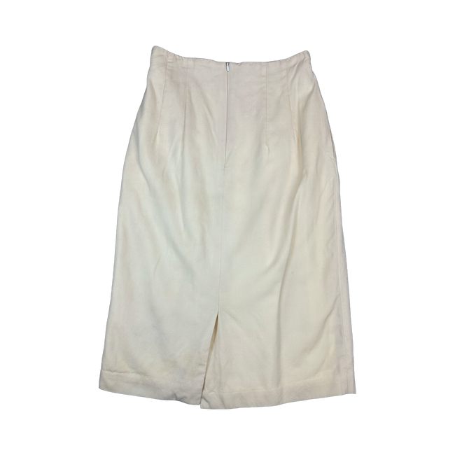 Women’s Christian Dior Separates Wool Skirt Beige
