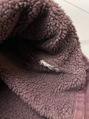 Vintage Carhartt Sherpa Lined Hooded Jacket Purple