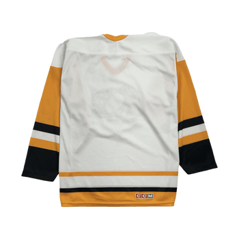 (L) Vintage NHL Pittsburgh Penguins Hockey Jersey White