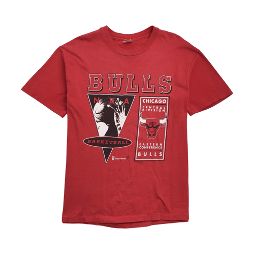 Vintage 90s Chicago Bulls Eastern Conference Tee Red | Vintage Clothing Store Canada