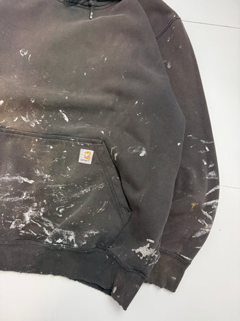 Carhartt Painted Pullover Hoodie Black