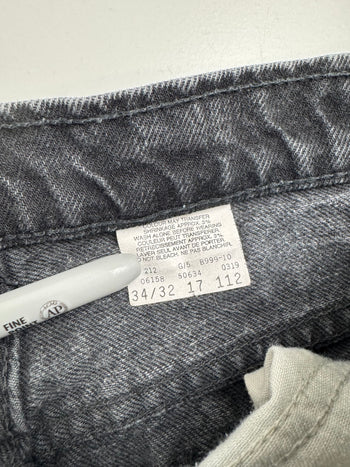 Vintage 634 Orange Tab Levis Denim Pants Black