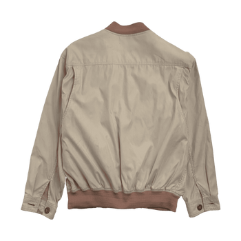 Mario Valentino Harrington Zip-Up Jacket Beige