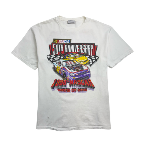 Vintage '98 Nascar Winston Cup Series Tee White | Vintage Clothing Store Canada