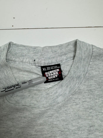 (XL) Vintage '92 BMW Motorcycle Rally Tee Grey