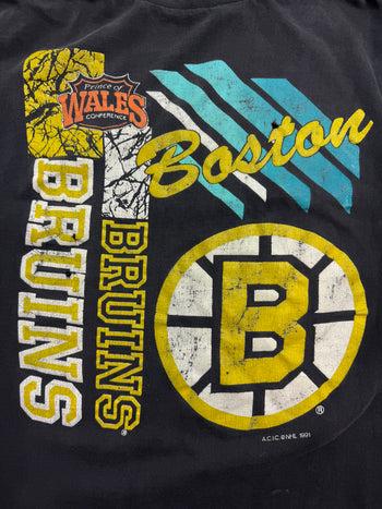Vintage '91 NHL Boston Bruins Tee Black