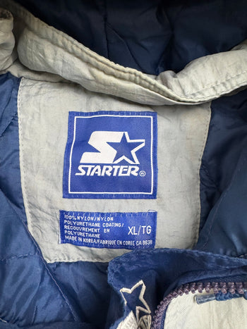 Vintage 90s Starter Georgetown Hoyas Zip-Up Jacket