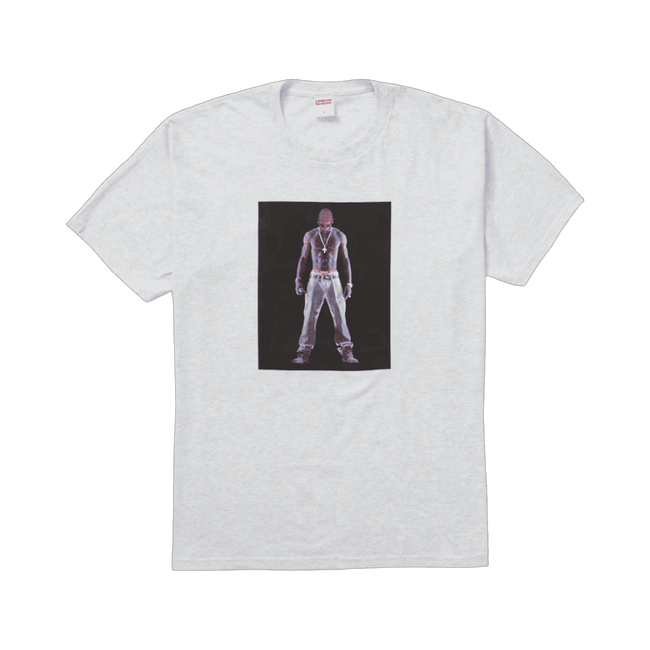 Supreme Tupac Hologram Tee Ash Grey