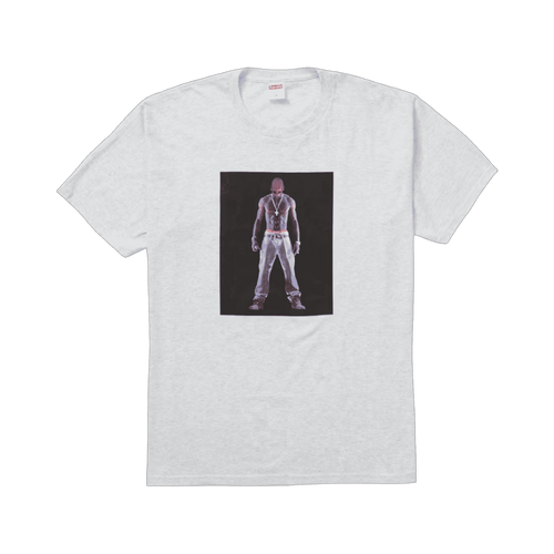 Supreme Tupac Hologram Tee Ash Grey | Vintage Clothing Store Canada