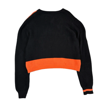 Women's Prada Two Tone Heavyweight Knit Black