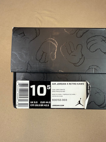 Air Jordan 4 Retro Kaws Grey (USED)