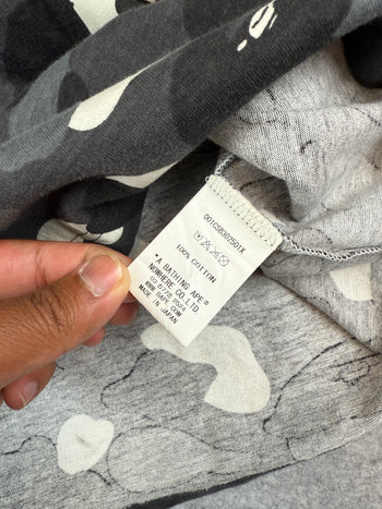 BAPE City Camo Ape Head Tee Black/Grey (USED)