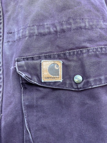 Vintage Carhartt Chore Jacket Burgundy