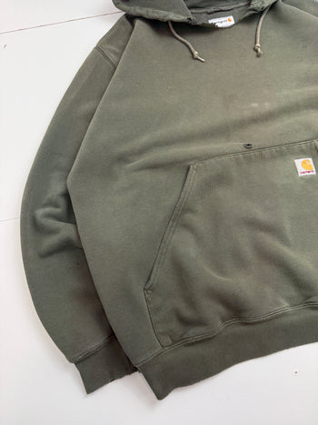Vintage 2000's Carhartt Pullover Hoodie Green
