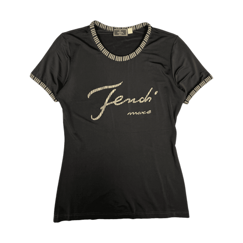 Women’s Fendi Rayon Shirt Top Black | Vintage Clothing Store Canada