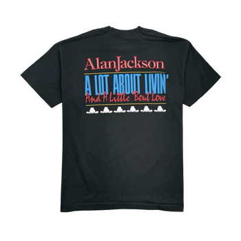 (L) Vintage '93 Alan Jackson Tee Black