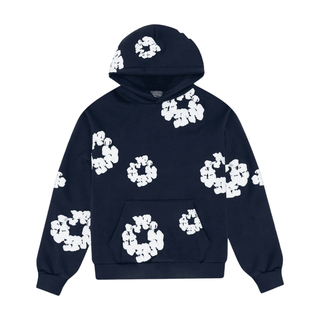 Denim Tears Cotton Wreath Hoodie Navy