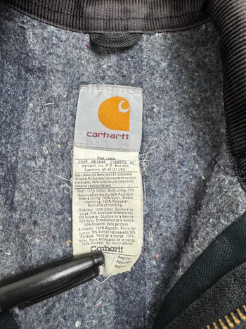 Vintage Lined Carhartt Detroit Jacket Black