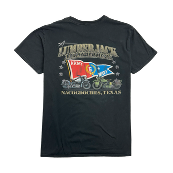 (XL) Vintage Nacogdoches Texas Harley Davidson Tee Black