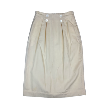 Women’s Christian Dior Separates Wool Skirt Beige