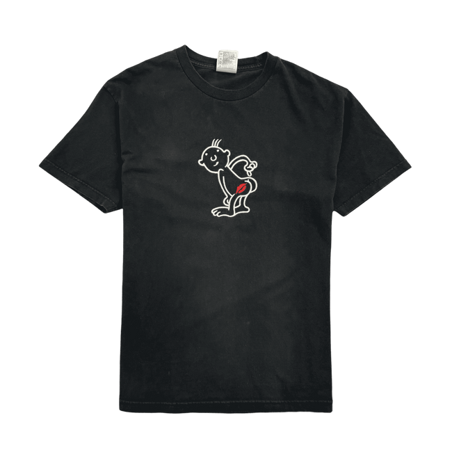 (M) Vintage Parody Kiss My A*SS Tee Black