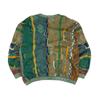 Vintage Coogi 3D Cardigan Knit Sweatshirt