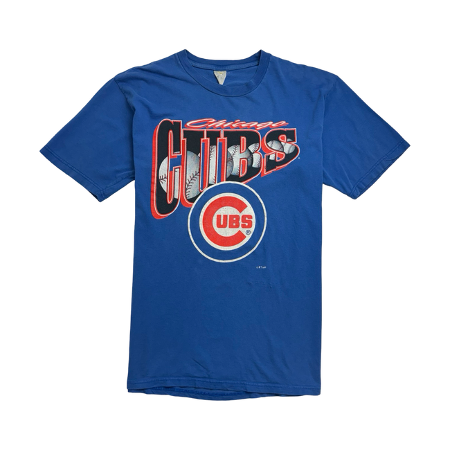 (L) Vintage '95 Chicago Cubs Tee Blue
