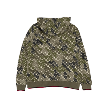 Burberry Monogram Print Hoodie Green (USED)